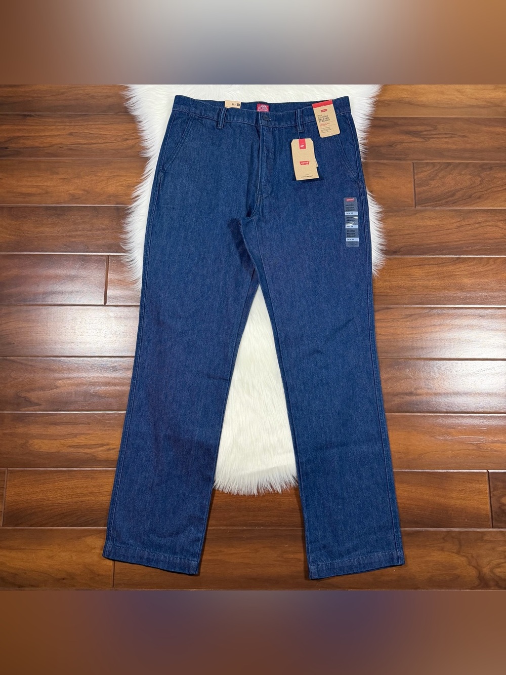 Levi's Men's‎ Size 36 X 34 Half Past Rinse XX Chino Relaxed Straight Denim Jeans